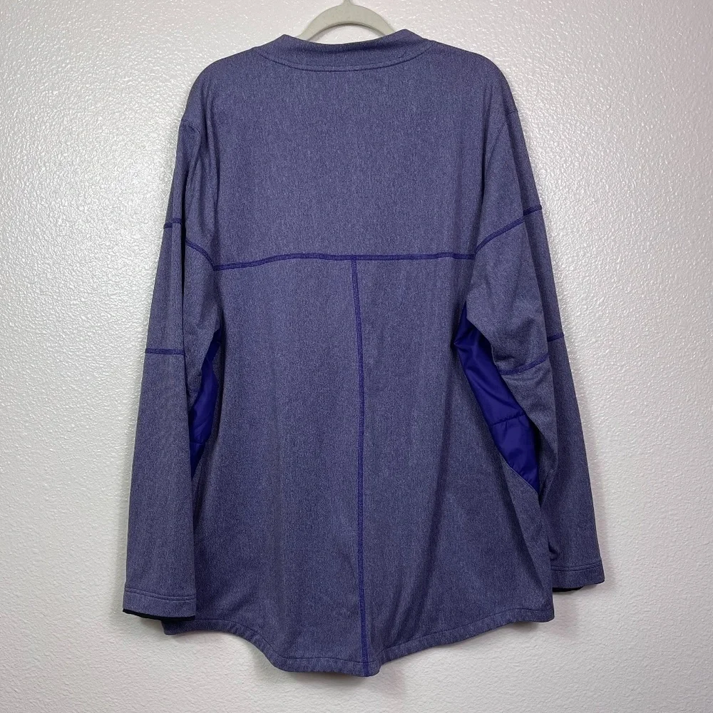 NIKE Dri-Fit Blue Purple Embroidered Portland Basketball Windbreaker Women's 3X